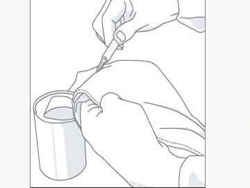 갑피와 부속품 본드칠