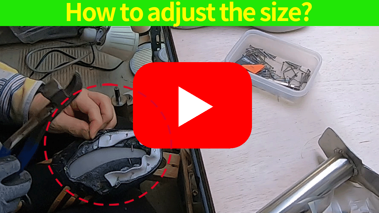 리앤양 현재 밑창 유지하며 사이즈 조정 수선 유튜브 영상 1번